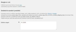 České služby 0.5: Google feed a dodatečné označení produktů
